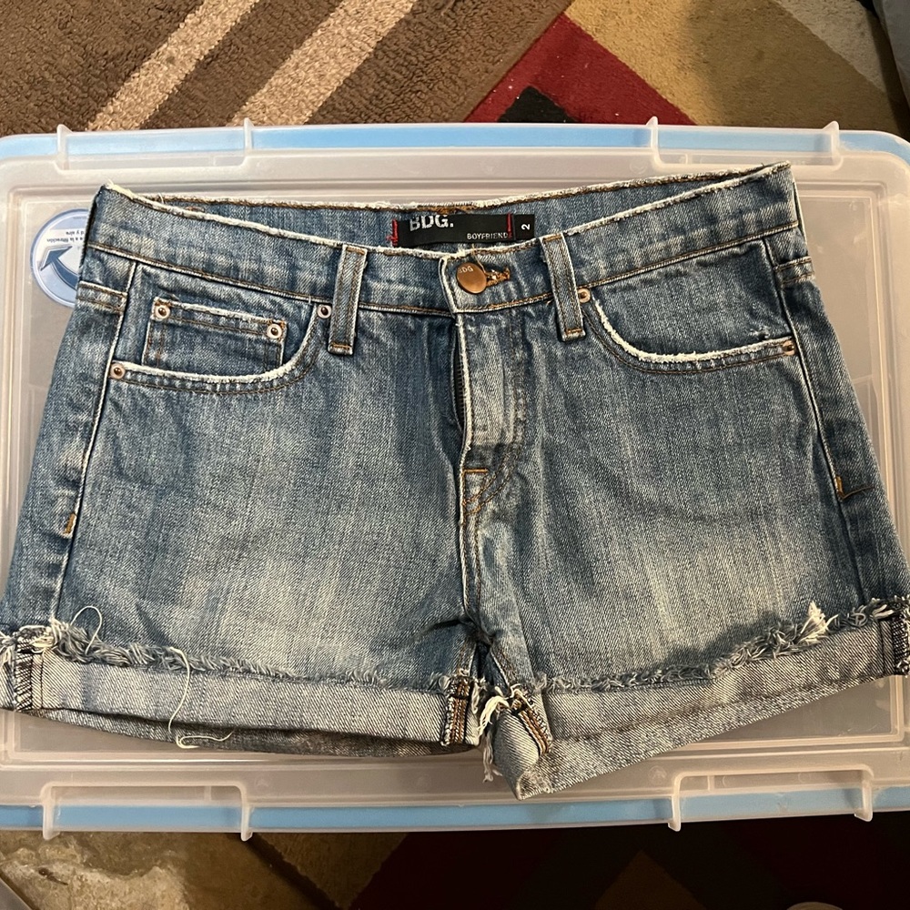 BDG Boyfriend Cutoff Jean Shorts Size 2